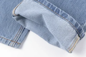 Sp5der Light Blue Red Logo Denim Jeans6