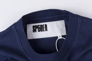 Sp5der Navy Red Number 5 Graphic T-Shirt7
