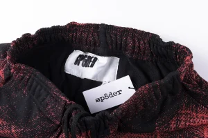 Sp5der Red Black All-Over Print Sweatpants2