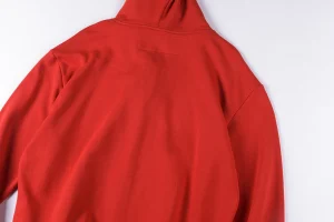 Sp5der Red Web Graphic Zip Hoodie9