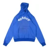 Sp5der Royal Blue Classic Logo Hoodie