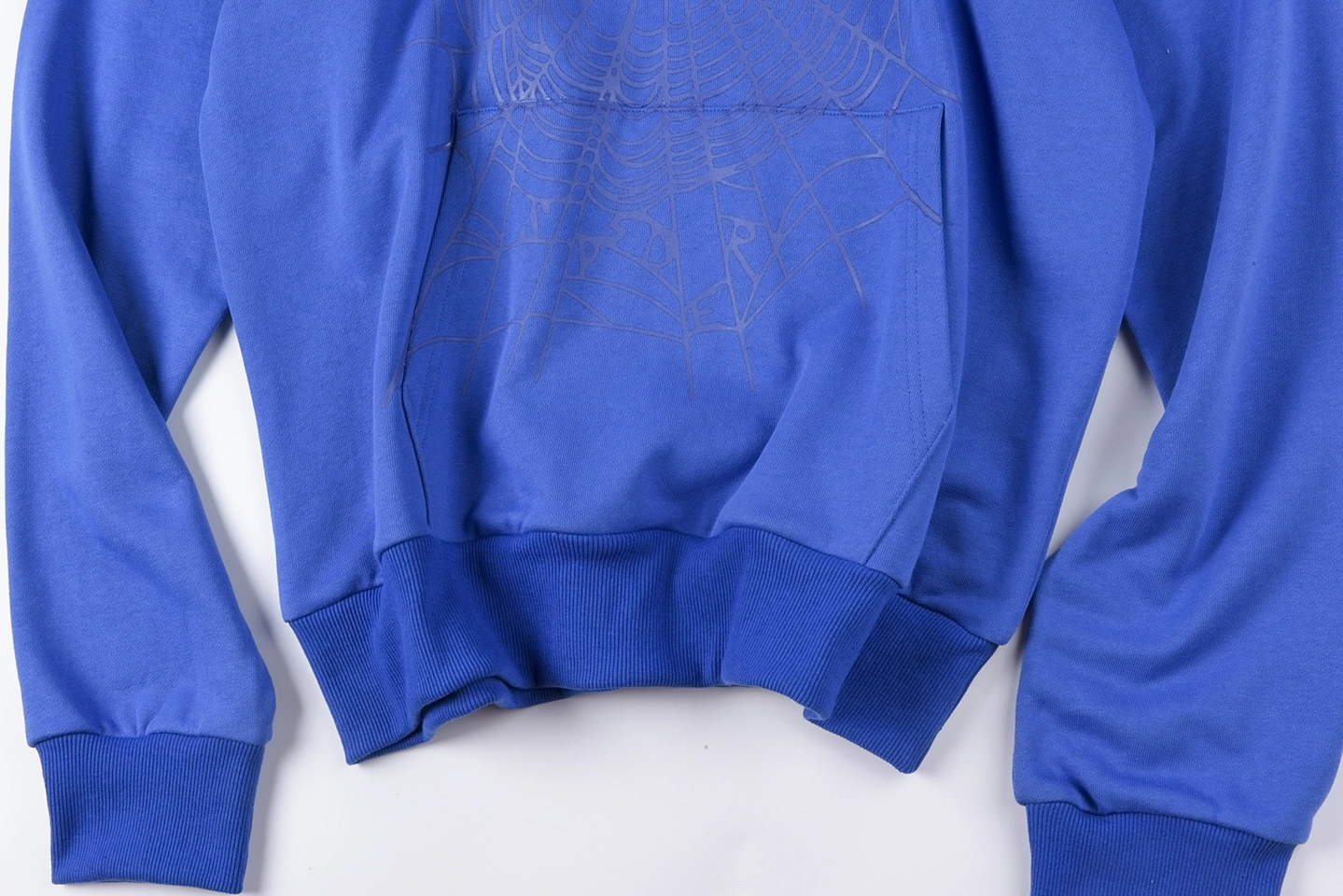 Sp5der Royal Blue Classic Logo Hoodie5