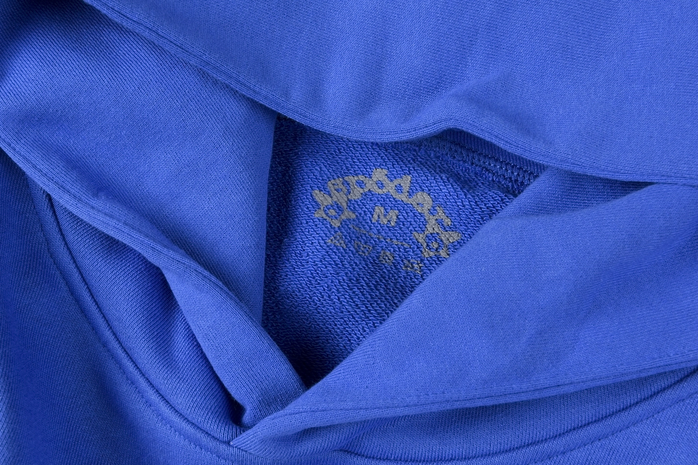 Sp5der Royal Blue Classic Logo Hoodie8