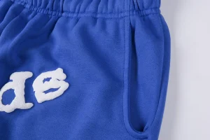 Sp5der Royal Blue Classic Logo Sweatpants8