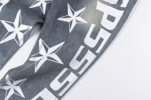 Sp5der Star Graphic Denim Jeans11