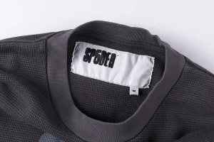 Sp5der Washed Grey Star Graphic Shirt3