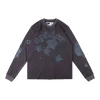 Sp5der Washed Grey Star Graphic Shirt