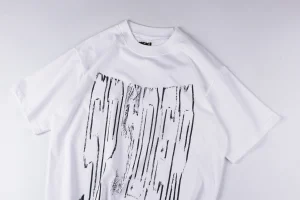 Sp5der White Distressed Arc Logo Graphic T-Shirt5