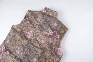 Sp5der Woodland Blossom Camo Puffer Vest4