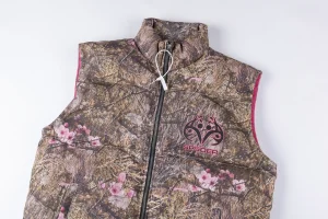 Sp5der Woodland Blossom Camo Puffer Vest7