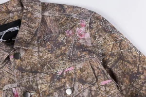 Sp5der Woodland Blossom Camo Trucker Jacket12