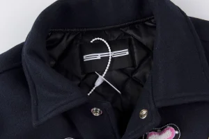 Sp5der Worldwide Pink Logo Varsity Jacket10