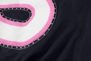 Sp5der Worldwide Pink Logo Varsity Jacket11