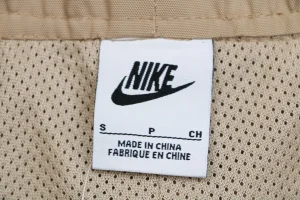 Stussy × Nike Functional Zip-Side Cargo Pants Brown Wash label