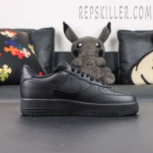 Supreme x Air Force 1 Low side profile with triple black colorway and clean lines