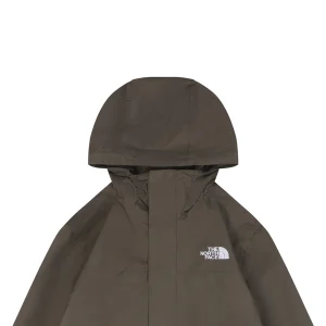 The North Face Dual Pocket Hooded Windbreaker Jacket Brown
