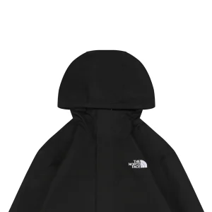 The North Face Dual Pocket Hooded Windbreaker Jacket Black