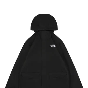 The North Face Dual Pocket Hooded Windbreaker Jacket Black