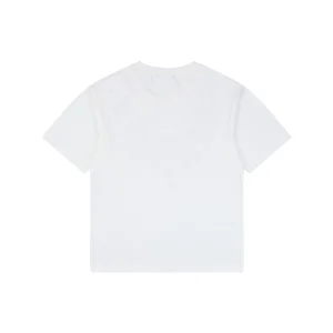 We11done 1506 Graffiti Logo Print T-Shirt White Back view