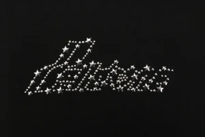 We11done Cross Chain Logo Graphic T-Shirt Black Brand