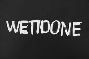 We11done Graffiti Brush Logo Print T-Shirt Black Front Brand Print