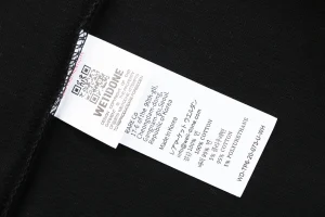 We11done Teddy Bear Graphic T-Shirt Black Wash label