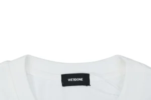 We11done Teddy Bear Graphic T-Shirt White Collar