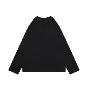 Acne Studios Distressed Circle Logo Shirt Black Back view
