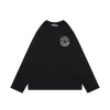 Acne Studios Distressed Circle Logo Shirt (Black/White)