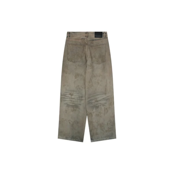 Acne Studios Mud-Dyed Wide-Leg Jeans Back view