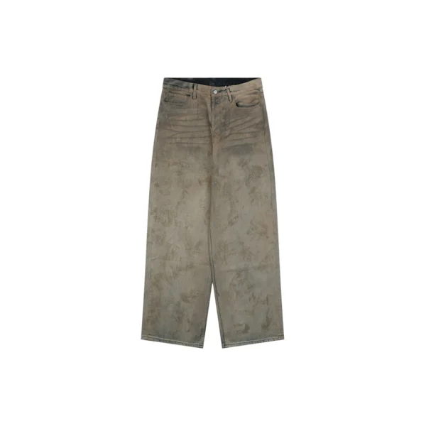 Acne Studios Mud-Dyed Wide-Leg Jeans Front view