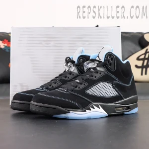 Air Jordan 5 with box display highlighting build quality and details