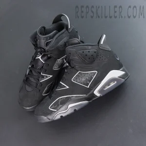 Air Jordan 6 top view highlighting overall shape and lacing system