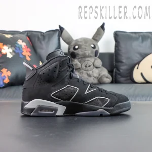 Air Jordan 6 lateral view with iconic mid-top silhouette and Air unit