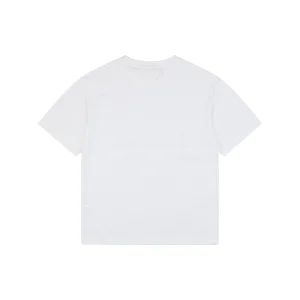 Alexander Wang Sketch Skyline Logo Cotton T-Shirt White Back view