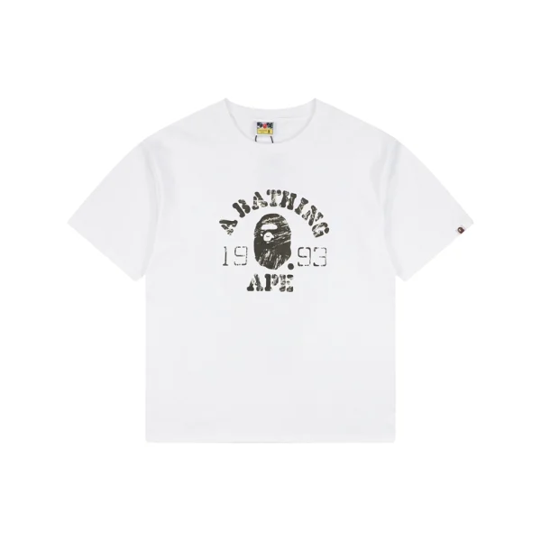BAPE 1993 Ape Head Graphic T-Shirt White Front view
