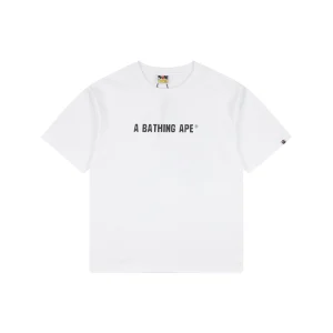 BAPE Busy Works Camo Ape Head T-Shirt White Front view