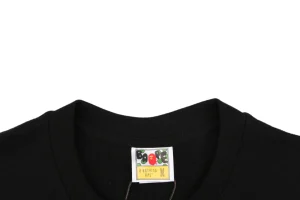 BAPE Busy Works Camo Ape Head T-Shirt Black Collar