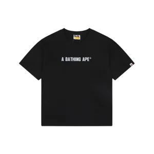 BAPE Busy Works Camo Ape Head T-Shirt Black Front view