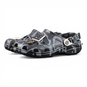 BAPE x Crocs Classic Clog 'ABC Camo - Black'