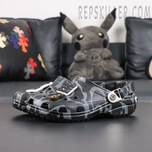 BAPE x Crocs Classic Clog 'ABC Camo - Black'