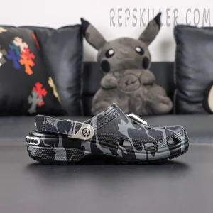 BAPE x Crocs Classic Clog 'ABC Camo - Black'5