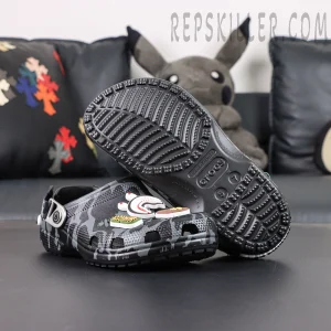 BAPE x Crocs Classic Clog 'ABC Camo - Black'6