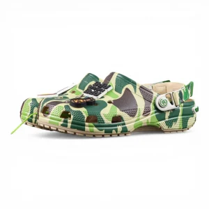 BAPE x Crocs Classic Clog 'ABC Camo - Green'