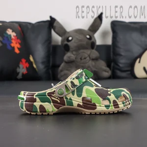 BAPE x Crocs Classic Clog 'ABC Camo - Green'7