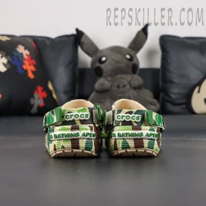 BAPE x Crocs Classic Clog 'ABC Camo - Green'8
