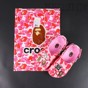 BAPE x Crocs Classic Clog 'ABC Camo - Pink'