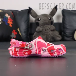 BAPE x Crocs Classic Clog 'ABC Camo - Pink'7