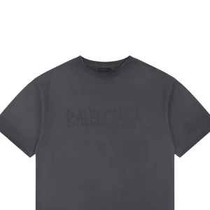 Balenciaga Coordinate Logo Graphic Cotton T-Shirt Black