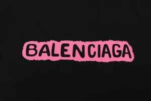 Balenciaga Distressed Logo Print Cotton T-Shirt18.jpeg